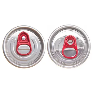 Sot Cdl 200 Varias tapas de latas de bebidas de aluminio 202 FA Tapa de lata de cerveza de aluminio de fácil apertura