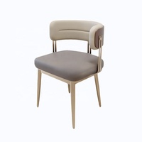 Table de restaurant moderne vintage en bois de frêne massif avec plateau en cuir, durable et résistante à l'eau, prix usine pour mobilier commercial