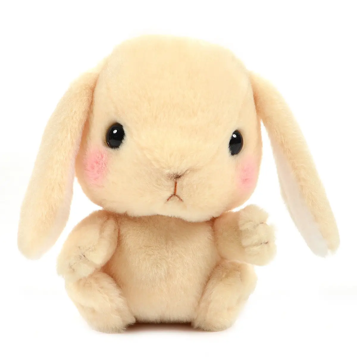 Yeni tasarım toptan yumuşak peluş oyuncaklar çocuklar için sevimli tavşan bebek oturan tavşan dolması hayvanlar peluş bebek oyuncakları