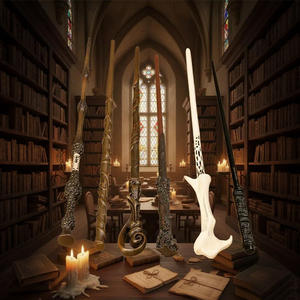 Tongkat Sihir Harry, Tongkat Sihir Hermione, Musik Bercahaya, Tongkat Halloween Lintas Negara, Perlengkapan Cosplay, Produk Periferal - Product Image 5