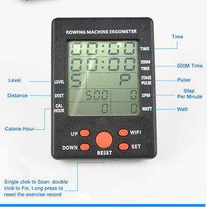 Zt Fitness Sportuitrusting Accessoires Fabrikant Op Maat Instelbare Snelheidsmeter Snelheidsmeter Teller Voor Roeimachine - Product Image 1