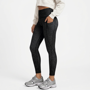 Women's High Waisted <b>Ankle</b>-<b>Length</b> Yoga <b>Leggings</b> Pockets Tummy Control Dot Four-Way Stretch Quick Dry Spandex/Polyester Workout - Product Image 1