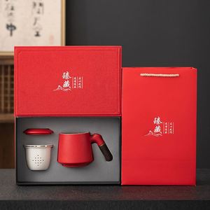 Set de Regalo de Lujo Rojo para Año Nuevo 2025, Set de Regalo Promocional Empresarial, Regalo para Clientes VIP y Amigos, Ofertas de Cuadernos para el Black Friday, Caja de Regalo - Product Image 3
