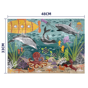 Trò Chơi Xếp Hình Giáo Dục Động Vật Trò Chơi Thăng Hoa 100 500 1000 2000 Mảnh Ghép Hình Giấy Tùy Chỉnh Bán Sỉ Cho Trẻ Em Hộp Màu - Product Image 5