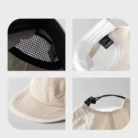 Gorra de Campamento de Malla de Nailon con Bloques de Color Personalizados, Ligera y de Secado Rápido, Gorra Común para Senderismo y Campamento