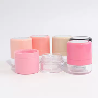 Pot de poudre libre jetable en gros pour maquillage, emballage cosmétique, flacon de poudre moelleuse avec tamis rotatif