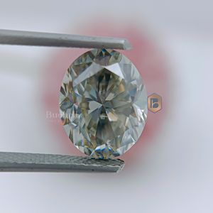 Moissanita de corte ovalado y pera a mano certificada personalizable de 1.0ct a 20.0ct, joyería de diamantes sueltos vivos, piezas hechas a mano - Product Image 2