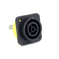 Connecteur de panneau d'alimentation audio 3 pôles HPT-3-FDW, prise d'alimentation audio pour l'installation d'équipements audio sur panneau