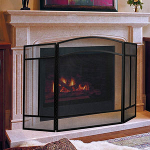 Écran de protection décoratif pour cheminée à 3 panneaux extensibles, résistant à la <span class=keywords><strong>chaleur</strong></span>, en maille, avec cadre métallique robuste, accessoires pour cheminée - Product Image 5