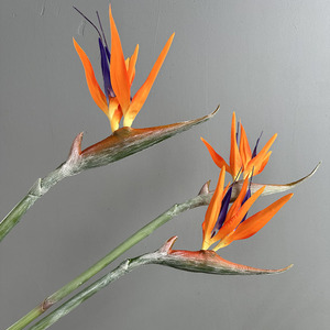 Fleur artificielle réaliste en PU de 97 cm, Fleur de l'oiseau de paradis à longue tige, Fleur tropicale artificielle <span class=keywords><strong>Strelitzia</strong></span> pour la décoration de vases de sol d'hôtel - Product Image 4