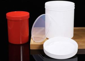 Tùy Chỉnh 100Ml/200Ml/300Ml/500Ml/1L Trắng Wadded Vít Cap PP Lọ Nhựa Cấp Thực Phẩm Chất Lỏng Gói Cho Hóa Chất Cho <span class=keywords><strong>Cookie</strong></span> - Product Image 6