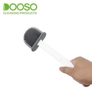 Kit <span class=keywords><strong>de</strong></span> nettoyage <span class=keywords><strong>de</strong></span> toilettes écologique en silicone avec brosse et support, et petite brosse pour le nettoyage des toilettes – Idéal pour le nettoyage printanier <span class=keywords><strong>de</strong></span> la salle <span class=keywords><strong>de</strong></span> bain - Product Image 5