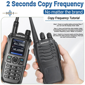 Walkie Talkie Baofeng Uv-21 Pro <span class=keywords><strong>de</strong></span> 999 Canales, Alta Potencia, Doble Banda, Tipo-C, Impermeable, Intercomunicador, Radio Amateur para <span class=keywords><strong>Caza</strong></span> - Product Image 6