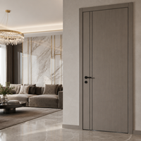 Ensemble complet de portes intérieures en bois avec cadre, portes intérieures design en MDF + portes coulissantes avec cadre en bois massif