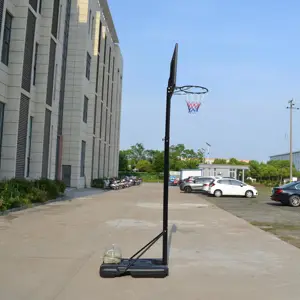 High Quality Cheap Price 7.5-10ft Height Adjustable Portable Basketball Hoop Stand 18Inch Basketball Rim Basketball Hoop Stand