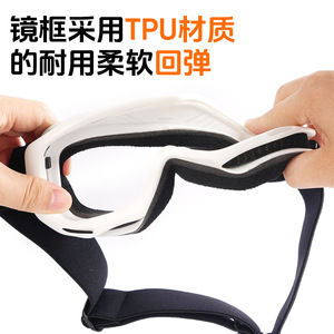 Gafas de esquí antivaho con lentes de PC, talla única, para esquiar, hacer snowboard y ciclismo, compatibles con gafas para presbicia - Product Image 3