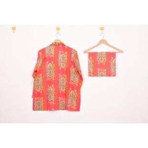 Conjunto de Pijama Informal de 3 Piezas para Mujer, Camiseta de Algodón con Estampado Floral, Manga Larga, Cuello Camisero, para Primavera, Otoño y Verano - Product Image 4