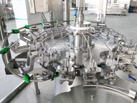 Machine de remplissage d'eau pure entièrement automatique facile à utiliser, ligne de production de remplissage d'eau minérale, machine de remplissage de bouteilles en verre
