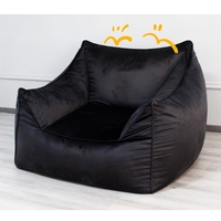 Fauteuil de relaxation individuel de luxe, pouf surdimensionné pour adulte avec repose-pieds pour salon