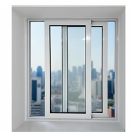 Ventana Corredera Europea de PVC con Doble Acristalamiento, Insonorizada, Eficiente Energéticamente, Antirrobo, de Alta Calidad para Exteriores de Viviendas