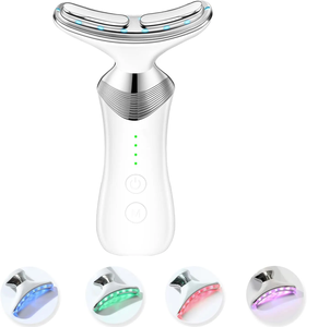 Pemijat angkat wajah & leher bergetar mikro genggam 4 dalam 1 pemijat pengangkat wajah dan leher kualitas tinggi - Product Image 3