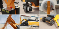 Robot Pengangkat Kaca Hidrolik dengan Kapasitas Beban 200-800kg, Sistem Vakum, untuk Disewa