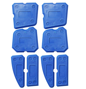 Bộ Dụng Cụ Bít Kín 8 Món Dụng Cụ Hoàn Thiện Bịt Kín Cho Nhà Bếp Phòng Tắm Và Niêm Phong Sàn Nhà, Đồ Phế Liệu Bịt Kín, Màu Xanh Dương - Product Image 2