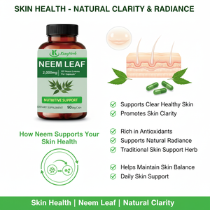 Natürlicher Ayurvedischer Kräuterreiniger und -entgiftungsmittel, <span class=keywords><strong>Neem</strong></span>-Nahrungsergänzungsmittel zur Unterstützung einer klaren Haut und Entgiftung, <span class=keywords><strong>Neem</strong></span>-Blatt-Kapseln - Product Image 4