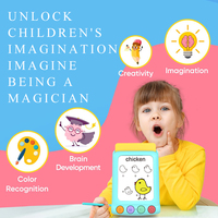 Tarjeta Flash parlante de ABS personalizada, Cubo de rompecabezas educativo Montessori para niños, máquina de aprendizaje de Audio para Educación Temprana, tablero LCD