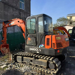 Excavatrice d'occasion certifiée CE, prix usine, modèle 2023 Dh60-7, moteur d'origine, 2000 heures de fonctionnement, pour Doosan - Product Image 4