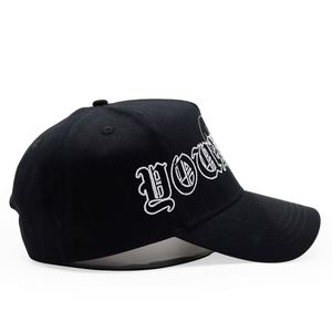 5 Panel Baseball Cap Custom Embroidery Logo Premium Structured Sport Baseball Hats - Product Image 5
