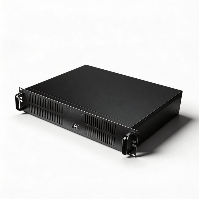 Durable 2U Industrial Server Case Desktop ATX PSU 4 Slots  80mm Fans 1.0mm Steel GPU 290mm  Caja para Servidor 2U
