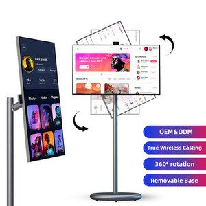 <span class=keywords><strong>TV</strong></span> Portatile a Batteria da <span class=keywords><strong>27</strong></span> Pollici Monitor LCD per Interni Display Girevole Android 15 Smart <span class=keywords><strong>TV</strong></span> Touch Screen per Gaming - Product Image 1