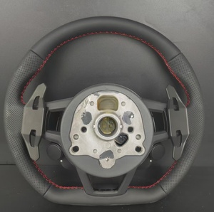 พวงมาลัยแต่งสไตล์ RS สำหรับ Audi A3/A4/A5/A6/A7/Q3/Q5/Q7/A8/S/RS ซีรีส์ หุ้มหนัง/หุ้มแบบพัน - Product Image 2