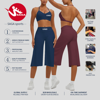Ensemble de yoga respirant et confortable pour l'entraînement en studio, nouvelle collection, fabrication directe OEM, respectueux de la peau, performance optimale