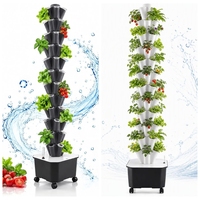 Système de culture verticale hydroponique commercial à 60 sites pour serres agricoles, culture de légumes, livraison économique