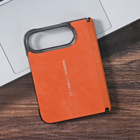 Nouvelle coque pour iPhone 18 Ultra, en similicuir PU uni, magnétique, couleur unie, toucher doux, antichoc, anti-traces de doigts