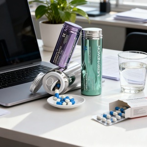 Cápsulas de Medicina con Etiqueta Personalizada, Envase de Aluminio Resistente a Prueba de Fugas para Pastillas - Product Image 2