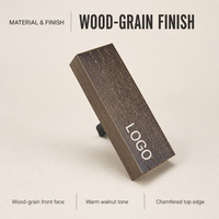 Diffuseur d'arômes en bois pour grille d'aération de voiture, logo personnalisé, désodorisant d'intérieur de voiture, vente en gros, fournisseur OEM ODM, marque privée