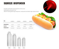 Saus bentuk labu tiga kepala, Dispenser pemeras 12oz untuk Bar