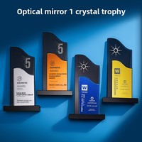 Trofeos de Cristal Personalizados de Alta Gama, Medallas Elegantes para Premios, Competiciones, Placas Corporativas Grabadas para Aniversarios, Impresas a Color