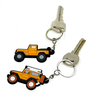 Chất lượng cao tùy chỉnh thư mềm cao su Keyring làm cho cao su <span class=keywords><strong>Keychain</strong></span> với chuỗi - Product Image 5
