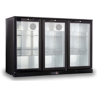 Mini-réfrigérateur de bar en gros avec porte en verre trempé, refroidisseur de boissons pour hôtel, réfrigérateur de présentation de bières et de colas, mode de refroidissement par ventilateur