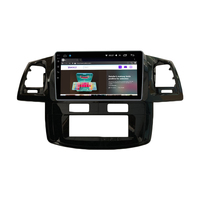 Untuk Toyota Fortuner 2008-2014 MT, Perangkat Radio Headunit Double 2 Din Octa-Core Quad Android Car Stereo GPS Navigasi Carplay