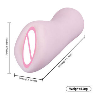 Boutique masturbateur vraie chatte de poche machine anale pour le sexe oral coupe de masturbation masculine vagin artificiel - Product Image 2