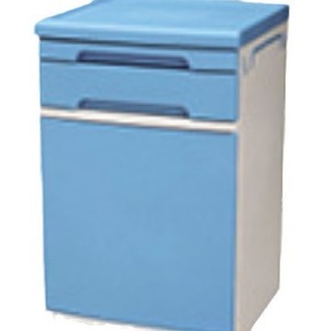 Mesa de Noche para Hospital, de ABS, Color Azul Cielo, Fácil de Limpiar, con Almacenamiento para Suministros de Pacientes - Product Image 5