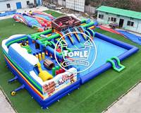Barco Pirata Inflable, Juegos Acuáticos para Piscina, Alquiler para Fiestas