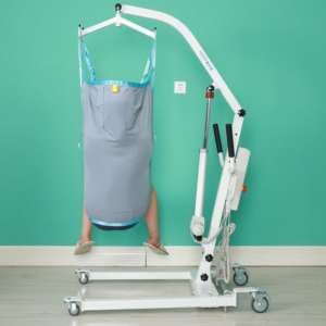 Equipo de rehabilitación Elevadores de pacientes alimentados por batería eléctrica 230KG Rodamiento Silla elevadora de transferencia de pacientes ligera - Product Image 6