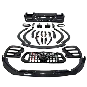 למרצדס-בנץ GLE קופה GLE350 450 GLE63 AMG C167 שדרוג ספוילר דיפיוזר שפה קדמית מסיבי פחמן בסגנון B גריל פתחי אוורור קדמיים - Product Image 1