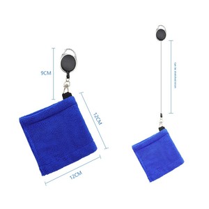 Golf Towel with Carabiner – Microfiber Cleaning Cloth for Golf Balls, Clubs, Hands, Sunglasses – High Absorption, Lint-free, Qui - Product Image 1